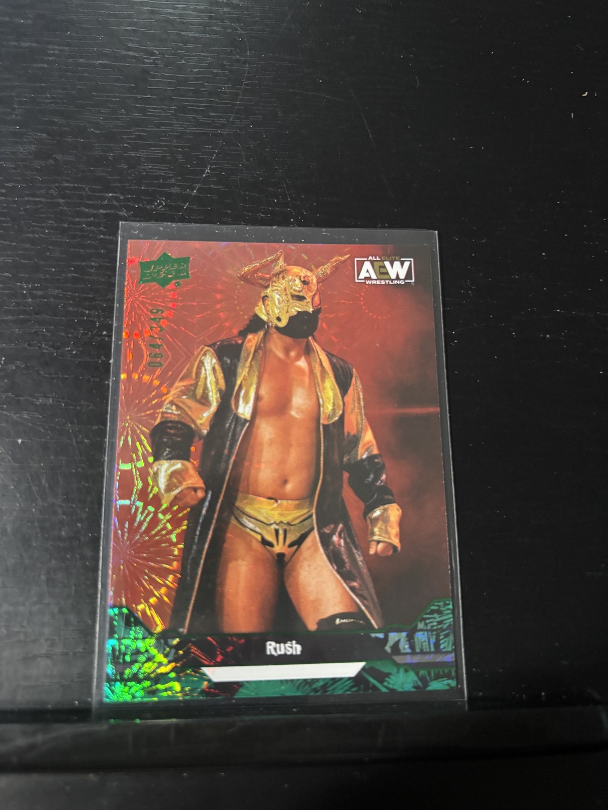 2023 Upper Deck AEW All Elite Wrestling - Rush #36 Green Pyro /349