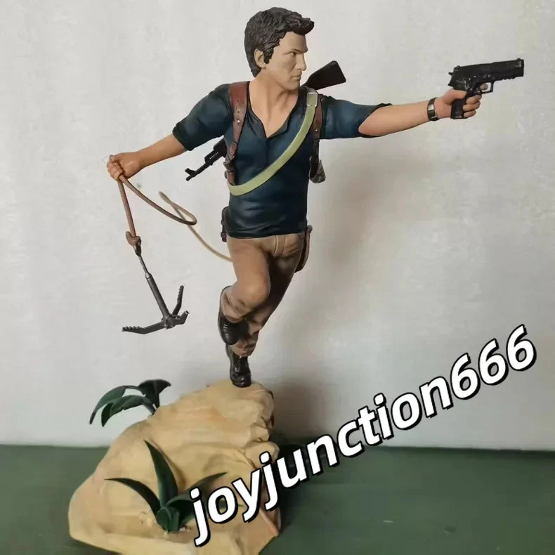 Figurine Nathan Drake - Uncharted 4 - 18 Cm - PVC - Collection Jeu Vidéo