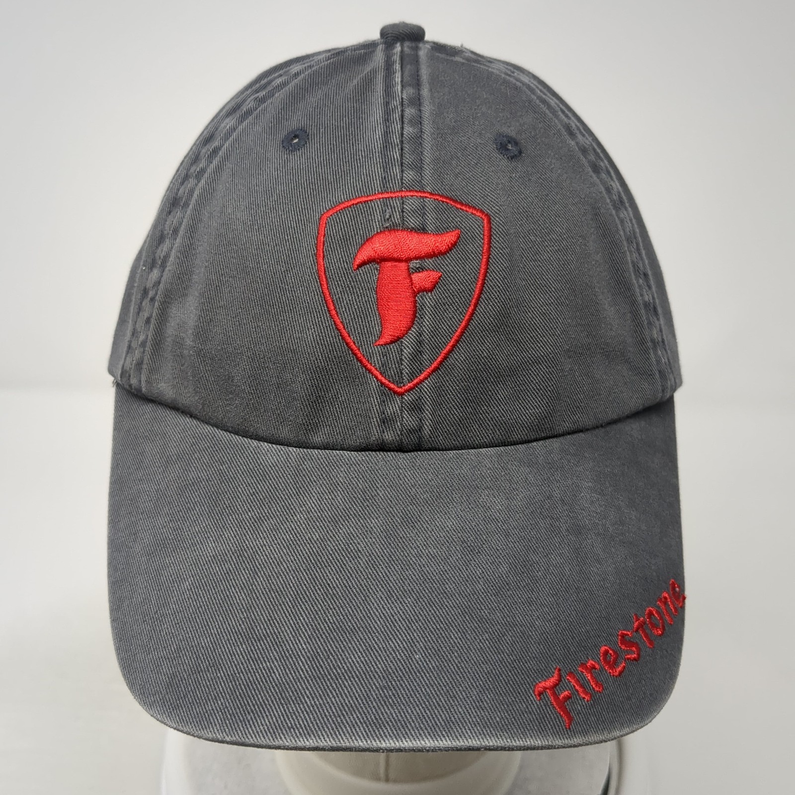 Firestone Slideback Baseball Cap Gray One Size Ad… - image 2