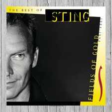 Sting Fields of Gold The Best of 1984-1994 Album Cover Metal Sign Poster