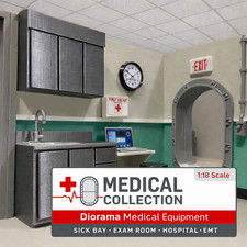 1:18 Scale Medical Equipment for 3.75" GI Joe Diorama USS Flagg Sick Bay