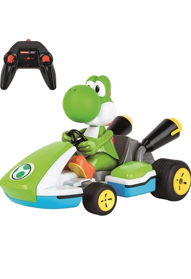 NEW Carrera RC Official Mario Kart Yoshi Race Kart 1:16 Scale 2.4GHz With Sound  - Image 4 of 4
