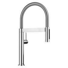Blanco 527480 Culina II Mini 1.5 GPM Chrome Kitchen Faucet Semi-Pro Pull-Out