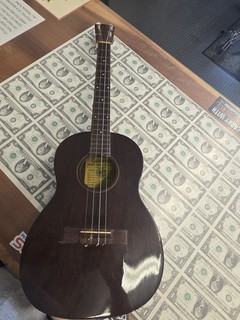 GIANNINI Mahogany Brazilian Baritone Ukulele Read