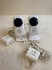 Lot of 2 Motorola MBP483BU Baby Video Monitor Additional Cameras w/AC Adapters