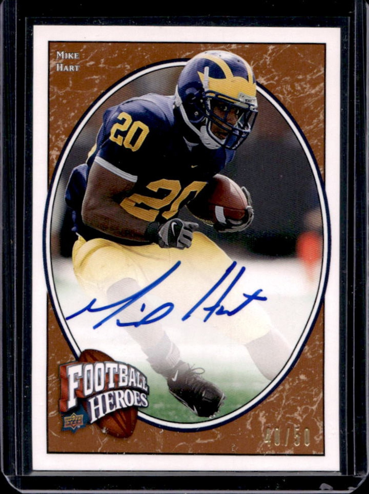 Mike Hart Upper Deck Heroes #182 Autograph-Bronze