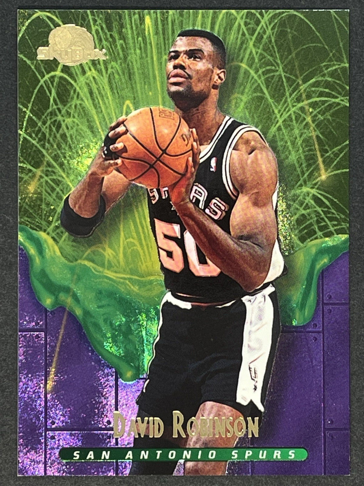 1995 Skybox Premium David Robinson Meltdown #M10 San Antonio Spurs