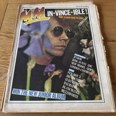 Melody Maker - June 25th 1983 - Vince Clarke Front Cover