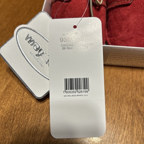 Riley & Co Milo rote High Tops Größe 3,5 Kleinkind/19 Talla BRANDNEU mit Etikett!!! - Bild 2 von 3