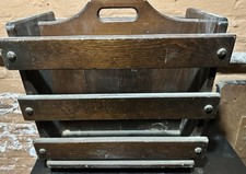 Mid Century Modern Wood Magazine Rack