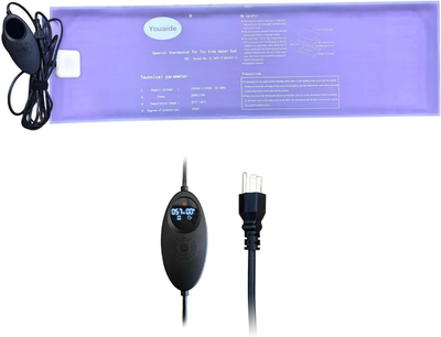 #ad #ad Smart Waterbed Heater with LED Digital Controller 250W Waterbed Heating Pad for $153.43