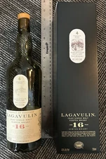 Lagavulin 16 Year Islay Single Malt Whisky - Empty Bottle and Box