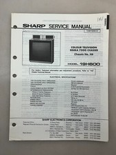 Sharp 19H600 Original Service Manual Free Shipping