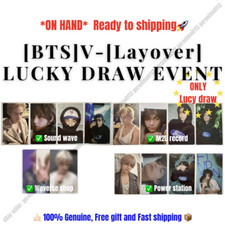(RESTOCK) BTS V LAYOVER LUCKY DRAW EVENT(Soundwave.M2U.Powerstation.Weverseshop)