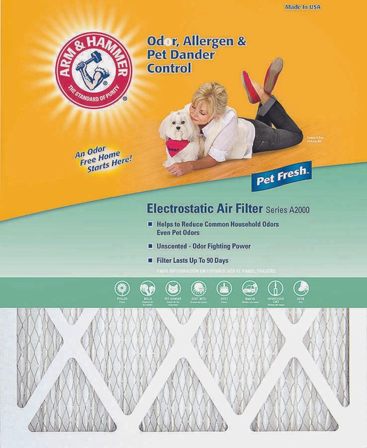 Arm and Hammer Air Filter Odor Allergen Pet Dander Control 20 X 24 Inch