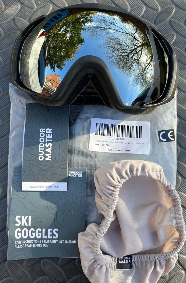 1794/4093Unisex Ski Goggles Snowboard dual Lens UV Protection Helmet Compatible - Image 4 of 4