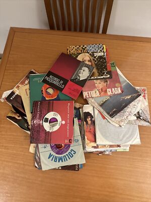 Lot ca. 50 45 RUNDEN verschiedene leichte italienische/internationale Musik 60/70er Jahre