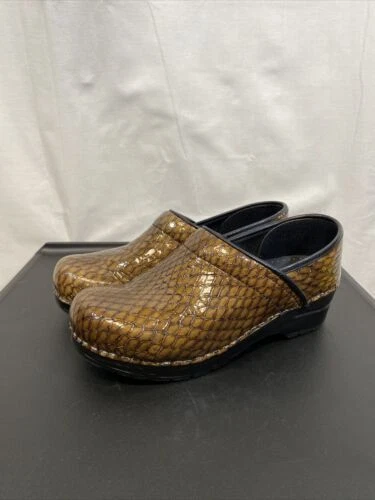 Sapatilhas de couro envernizado Sanita estampa animal para mulheres