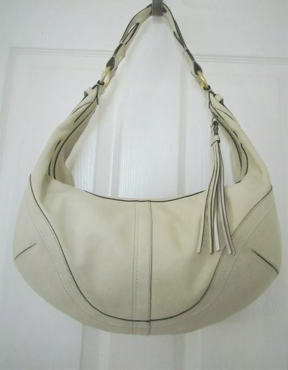 Cream sales coach purse