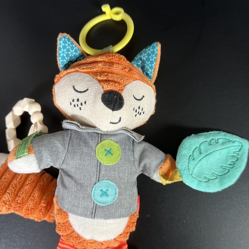 Infantino Fox Playtime Pal Crinkle Rattle Development Play Toy Baby Plush. - Picture 2 of 4