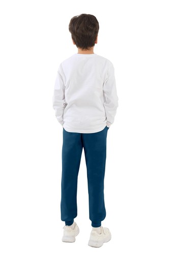 Boys Athletic Pants Moisture-Wicking Breathable Cotton Sweatpants for Youth - Picture 3 of 6