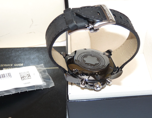 Montblanc Sport DIC Collection 44mm chrono automatic watch 2 straps full papers - Picture 6 of 14