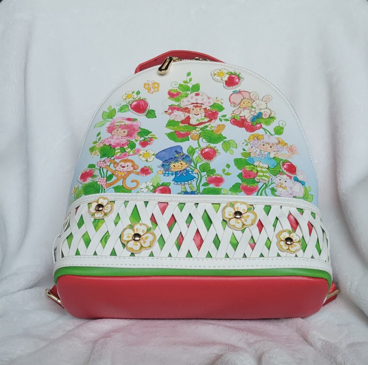 Strawberry Shortcake and Friends Strawberry Garden Mini Backpack Strawberry Shortcake Lunch Bag Backpack - Walmart.com main image 2