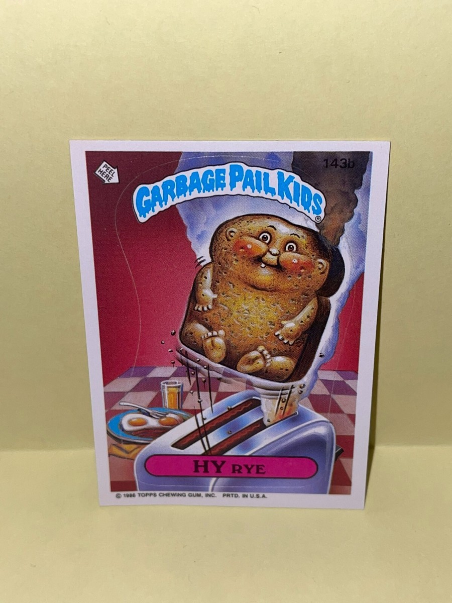 1986 Garbage Pail Kids #143b Hy Rye (super clean card) | eBay