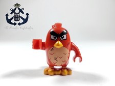 LEGO 2016 Angry Birds Minifigure Red Furious w/ Smudges ang016 For 75826 Castle