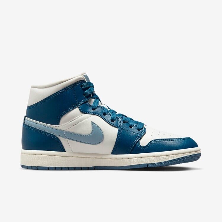 Nike Air Jordan 1 Mid Shoes Sky J French Blue White BQ6472 Nike Air Jordan 1 Mid Shoes Sky J French Blue White BQ6472