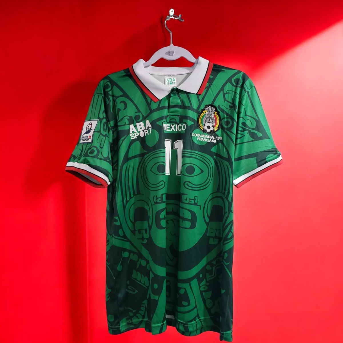 メキシコ代表 1998 アウェイ ユニフォーム #11 BLANCO メキシコ代表 1998 アウェイ ユニフォーム #11 BLANCO