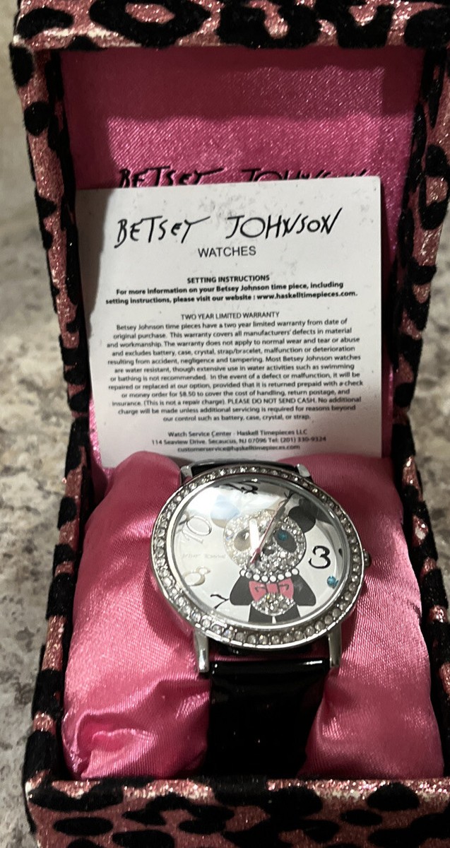 Betsey Johnson Crystal Panda Bear BJ00052 Womens Watch | eBay
