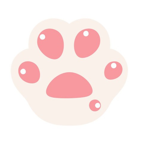 Non-Slip Mouse Pad Cute Cat Paw Gaming for Laptop Computer PC Desk Mice Mat - Picture 3 of 7