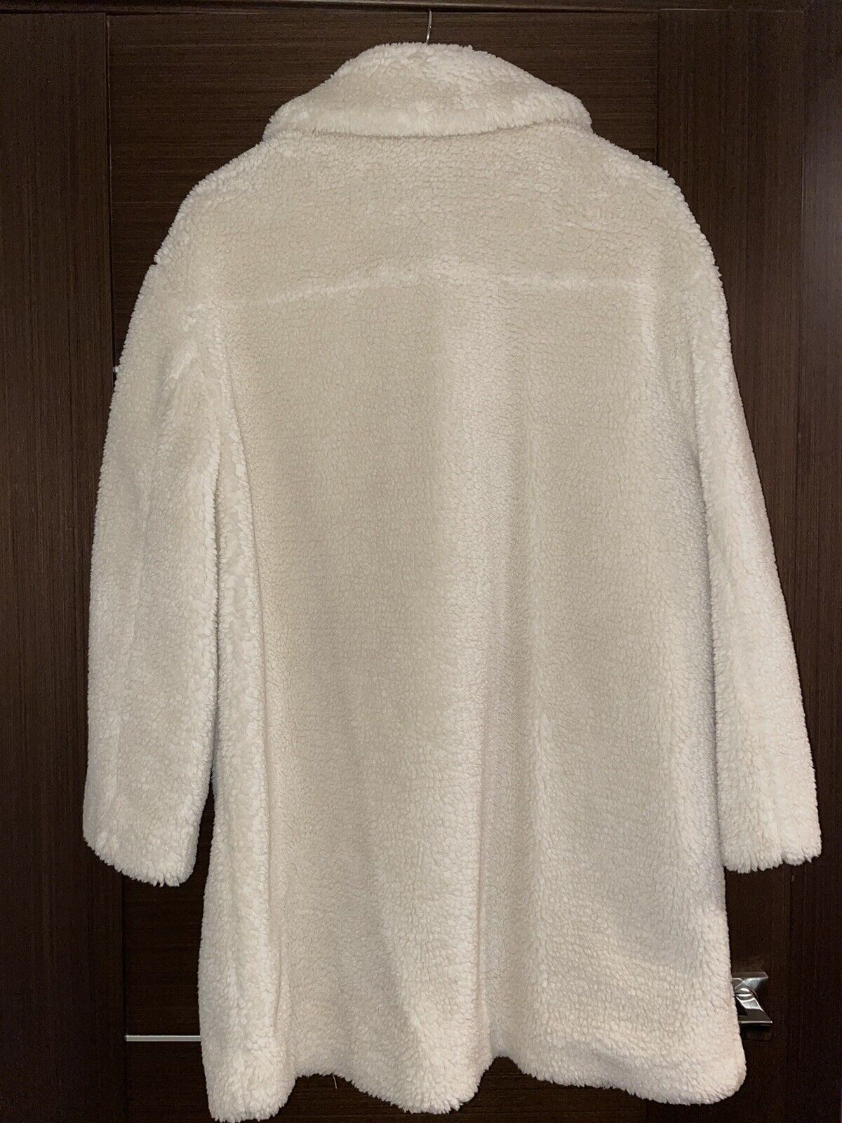Zara Women Faux Fur Coat Size Small - image 2
