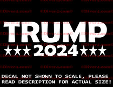 Trump 2024 Vinyl Decal Made in the USA US Seller KAG MAGA