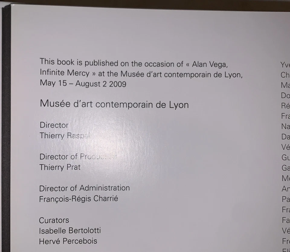 INFINITE MERCY, by ALAN "SUICIDE" VEGA, 2009, ART EXHIBITION MONOGRAPH - Image 4 of 4