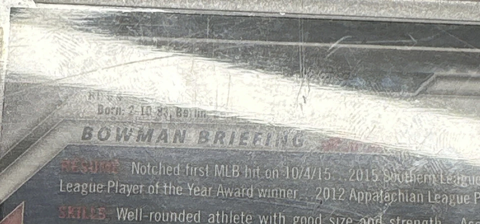 2022 Topps Archives Signature Series 2016 Bowman Mad Kepler RC Auto 65/71 - Image 4 of 4