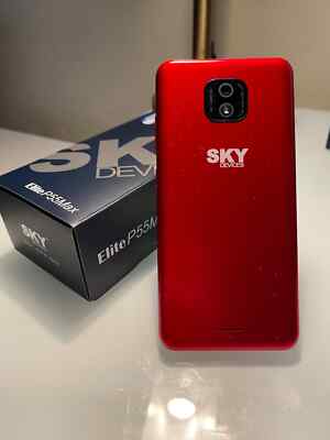 OPEN BOX - SKY Devices Elite P55Max (Unlocked) - Red 16GB 5.5'' 4G LTE Dual-SIM