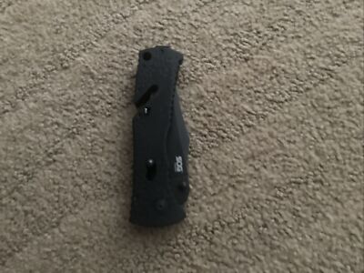 SOG Trident Assisted Open Combo Edge Folding USED Pocket Knife W/Safety Lock