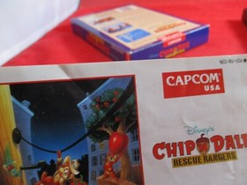 Chip 'N Dale Rescue Rangers (Nintendo NES) COMPLETO con caja manual juego &iexcl;FUNCIONA!