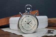 Stopwatch Slava, Vintage Stopwatch, Mechanical Stopwatch, USSR chronometer, 1980