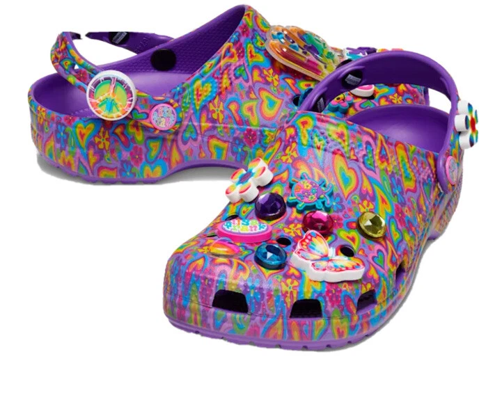 Neon purple crocs shop
