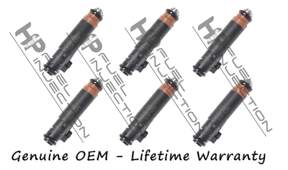 Rebuilt Genuine Siemens Fuel Injector Set OEM 4L8EA4A Ford Mercury