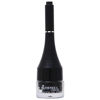 RIMMEL Waterproof Gel Eyeliner -001 Black- NEW NEU