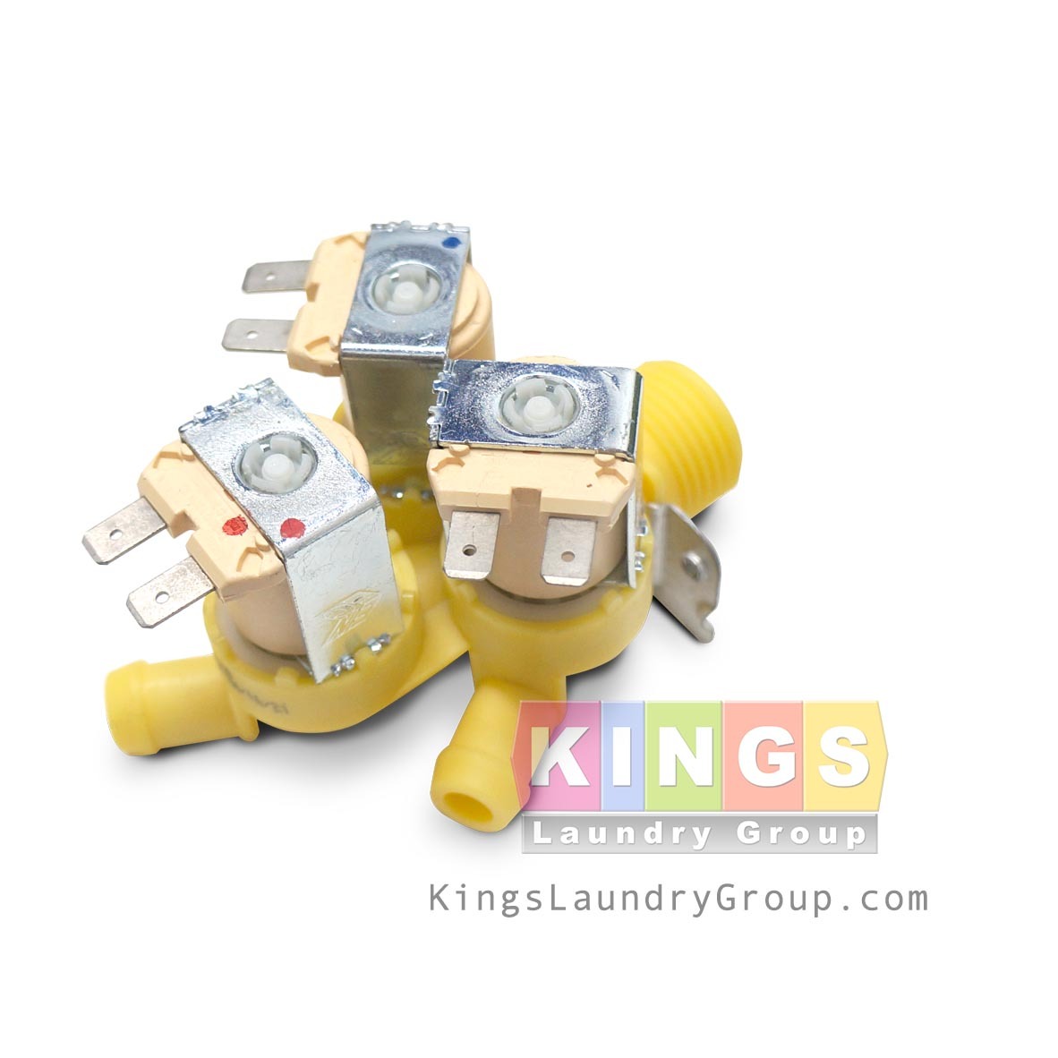 New Huebsch/ Speed Queen 3-Way Inlet Valve 220V Part # F381718P