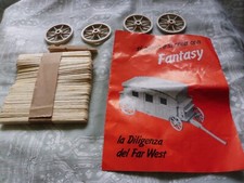 DILIGENZA FAR WEST In Legno - ZENA ITALY - Vintage - RARO