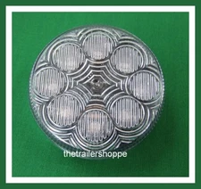 Maxxima 2-1/2" Round Clearance Side Marker light 8 LED Amber Clear Lens