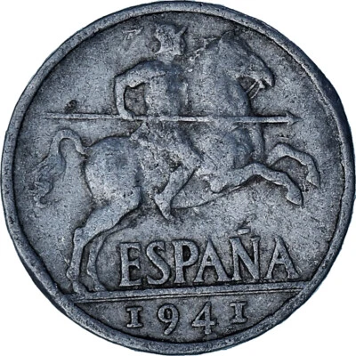 [#1027054] Espagne, 10 Centimos, 1941, Aluminium, TTB, KM:766 - Photo 1/2