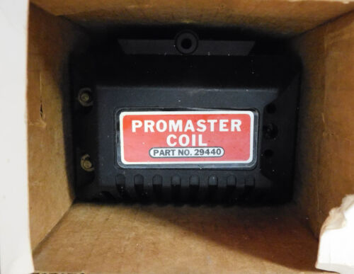 Mallory 29440 Early Promaster Classic coil, Oil Filled, 49,000V, Black, W/Hdw - Picture 3 of 3