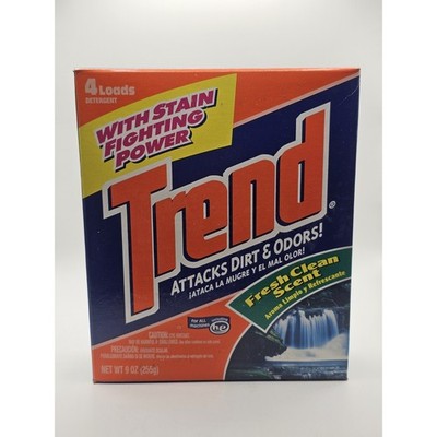 TREND POWDER DETERGENT 4 LOADS / 9OZ Sealed
